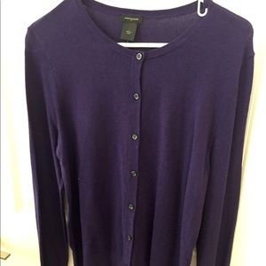 Ann Taylor purple cardigan, L, NWT